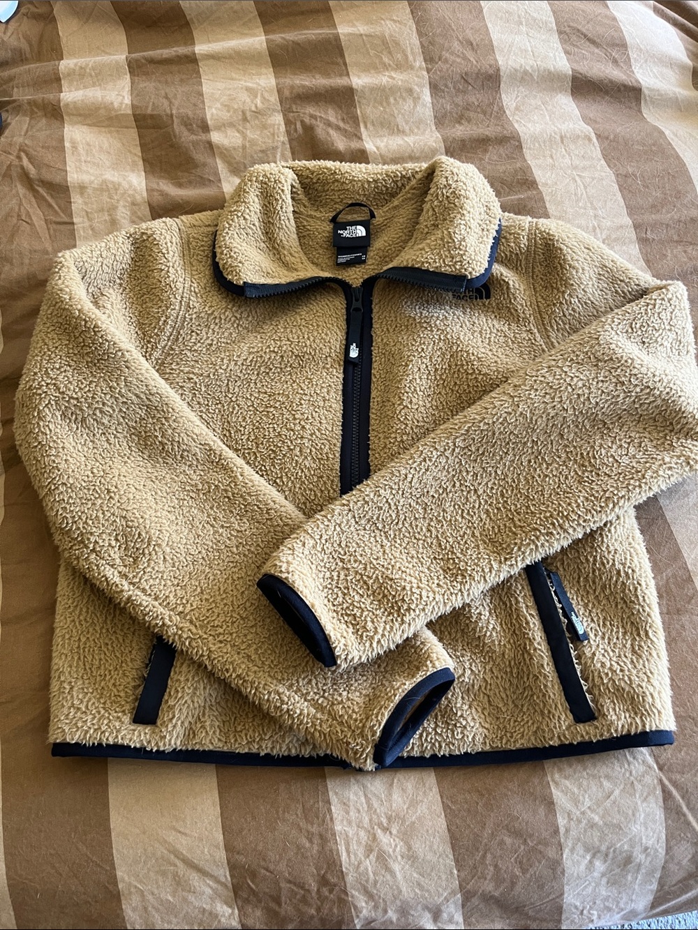 North Face Zip-Up fleece with Black Trim
